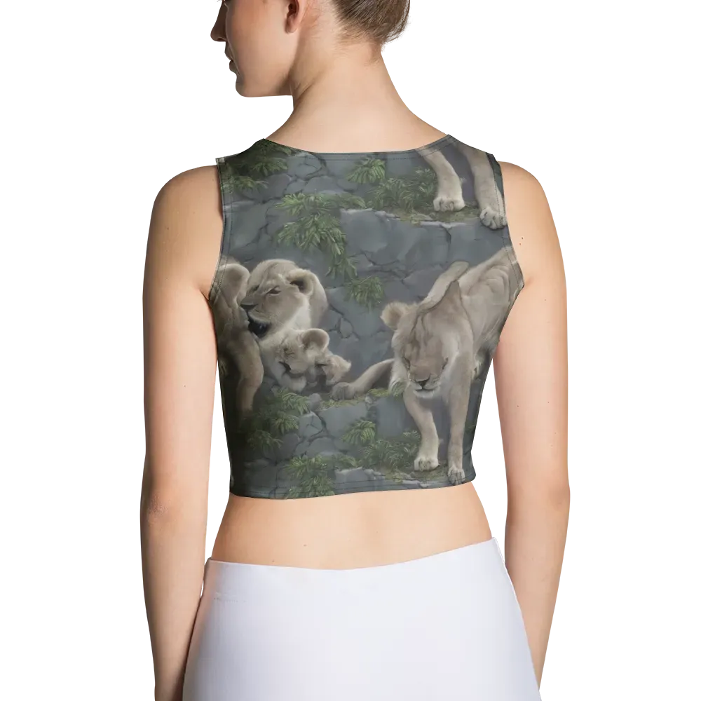 Tessellation on Crop Top — Back