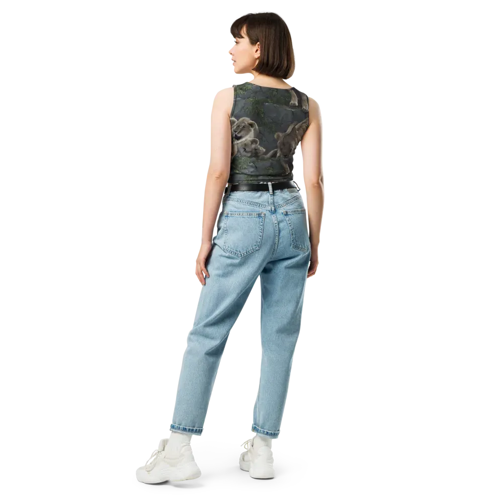 Tessellation on Crop Top — Back