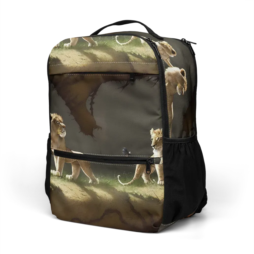 Intricate, Highly Detailed, Cinematic on Utility Backpack — Left Front