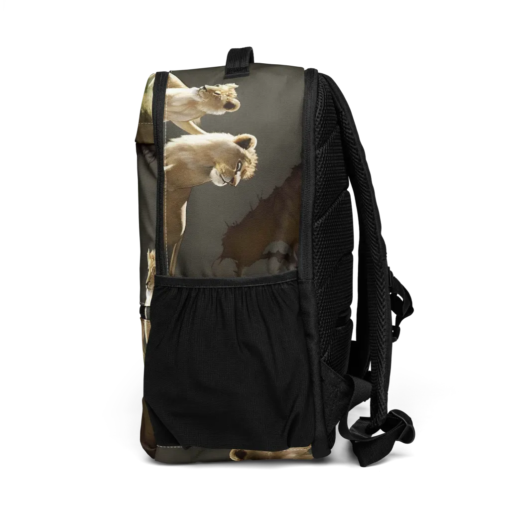 Intricate, Highly Detailed, Cinematic on Utility Backpack — Left
