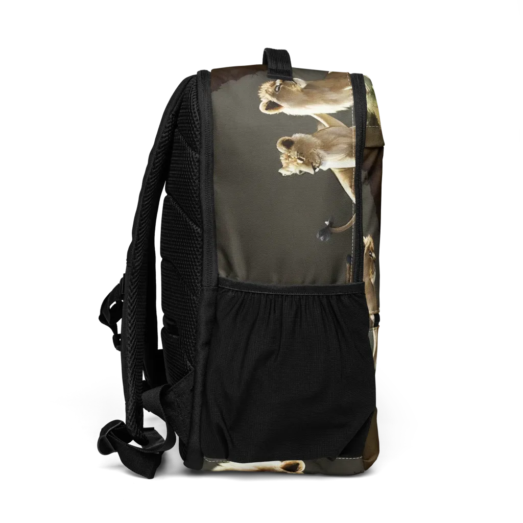 Intricate, Highly Detailed, Cinematic on Utility Backpack — Right