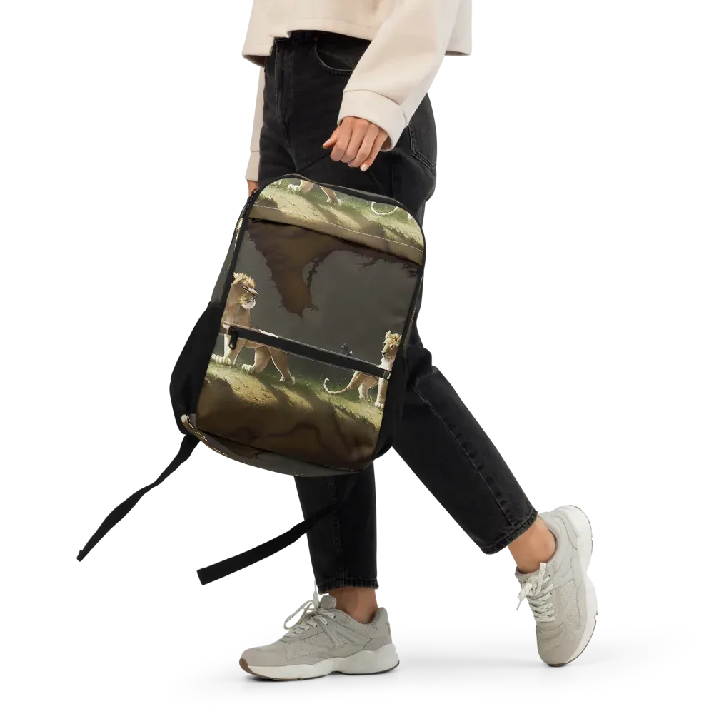 Intricate, Highly Detailed, Cinematic on Utility Backpack — Front