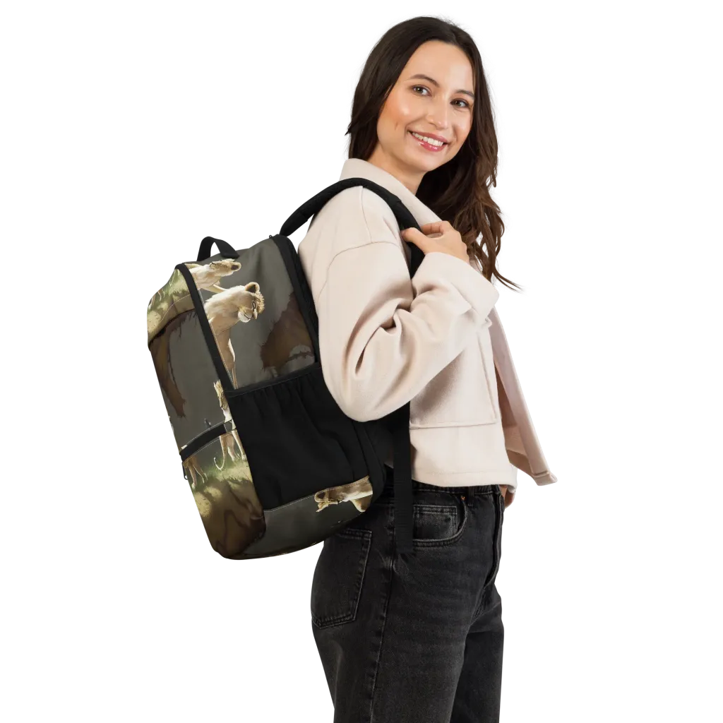 Intricate, Highly Detailed, Cinematic on Utility Backpack — Right