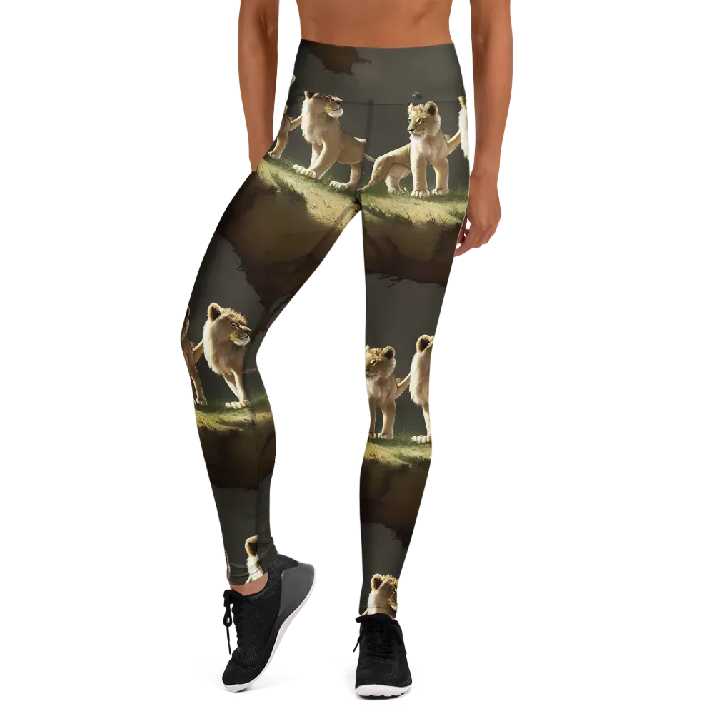 Intricate, Highly Detailed, Cinematic on Yoga Leggings — Front