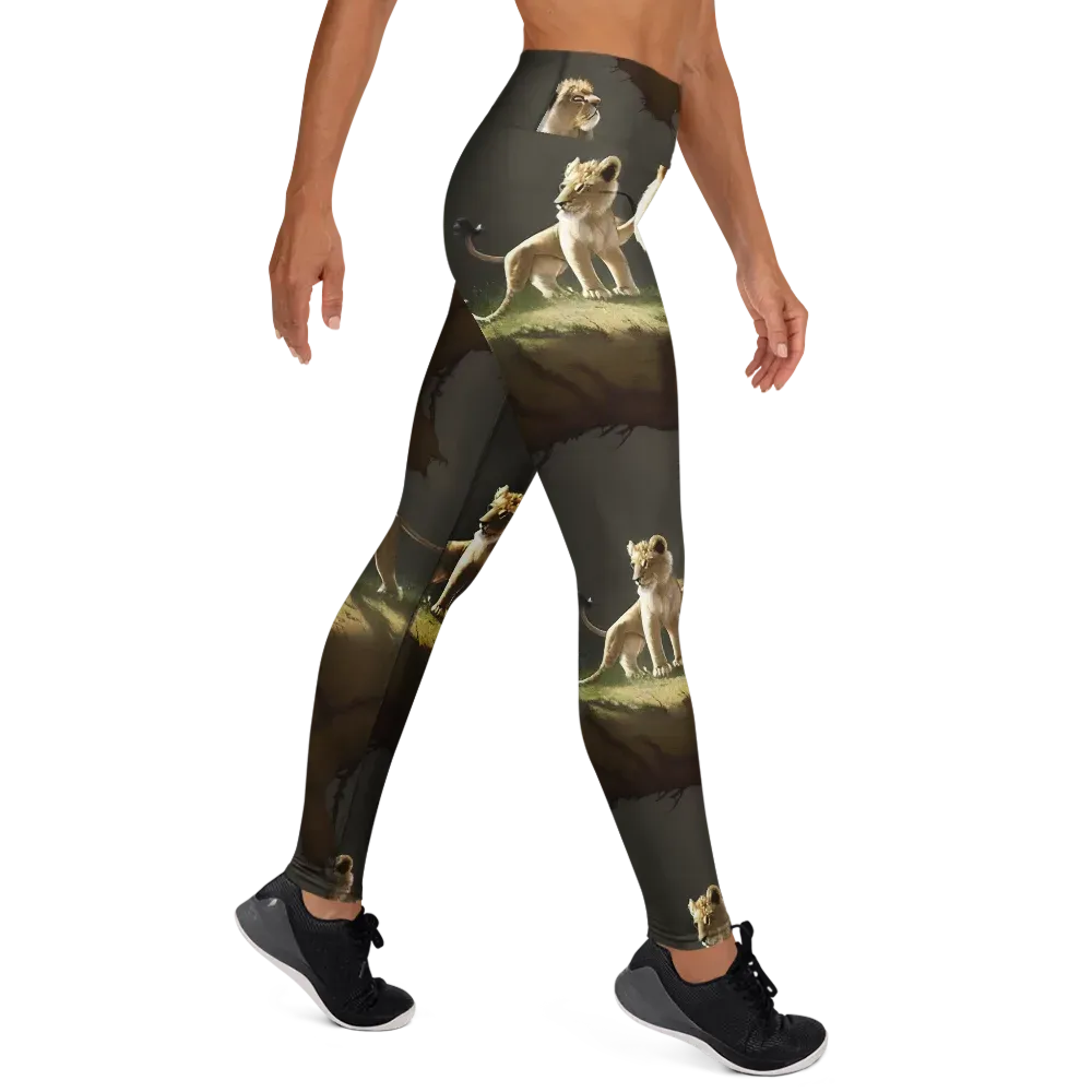 Intricate, Highly Detailed, Cinematic on Yoga Leggings — Right