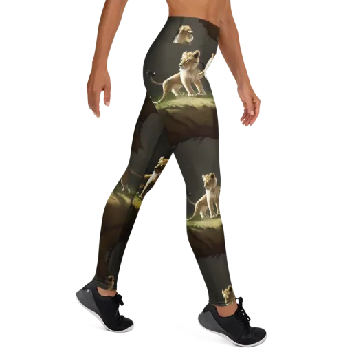 Intricate, Highly Detailed, Cinematic on a Yoga Leggings