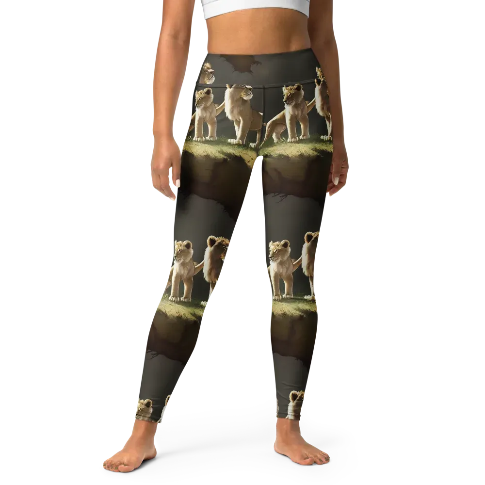 Intricate, Highly Detailed, Cinematic on Yoga Leggings — Front