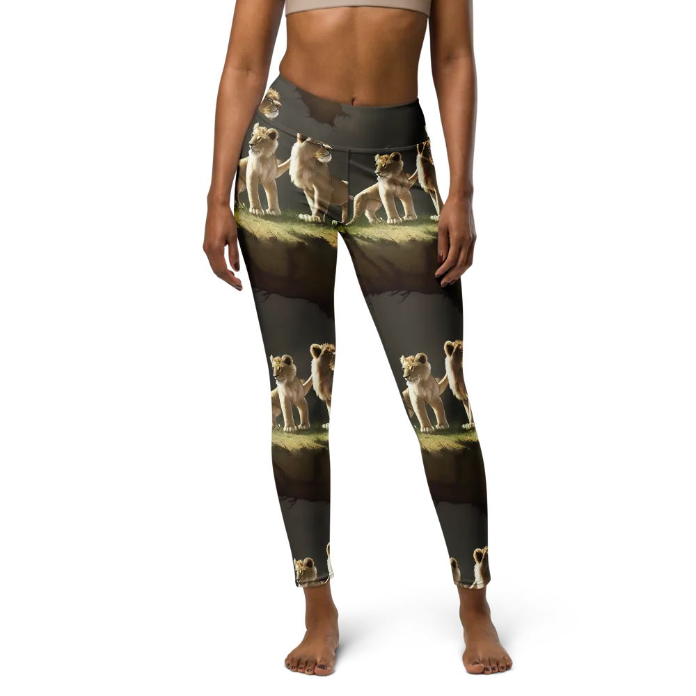 Intricate, Highly Detailed, Cinematic on Yoga Leggings — Front