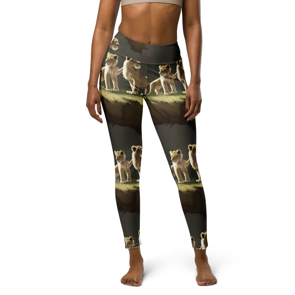 Intricate, Highly Detailed, Cinematic on Yoga Leggings — Front