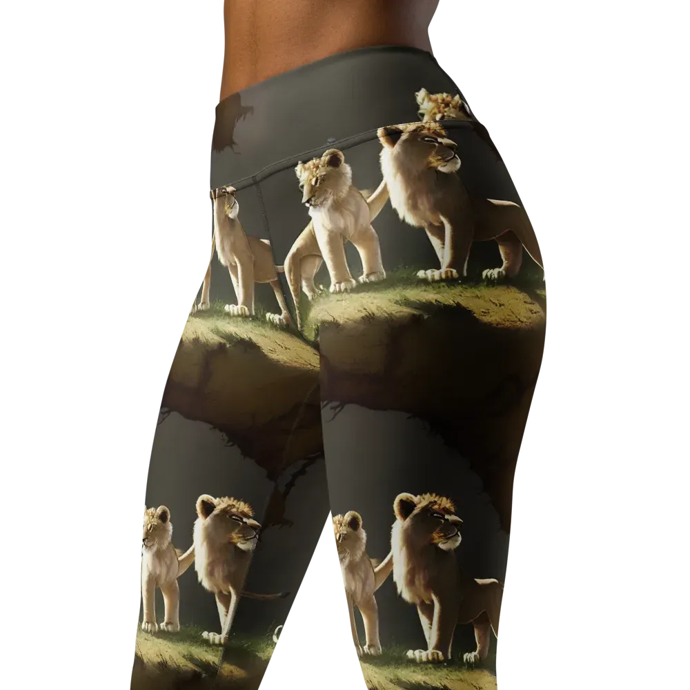 Intricate, Highly Detailed, Cinematic on Yoga Leggings — Left Front