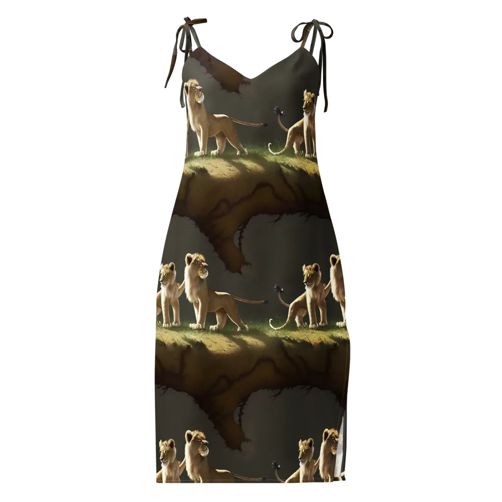 Intricate, Highly Detailed, Cinematic on Slip Dress — Front