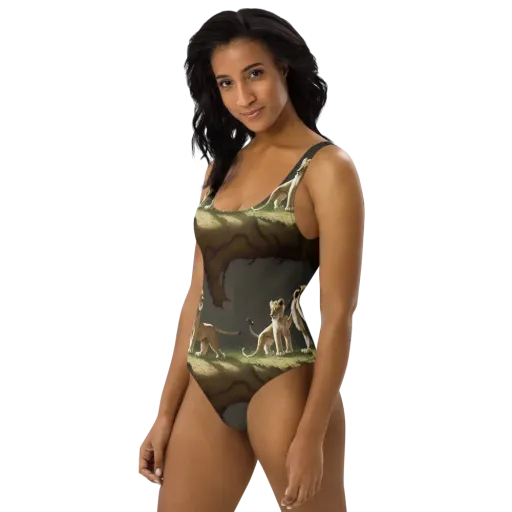 Intricate, Highly Detailed, Cinematic on a One-Piece Swimsuit