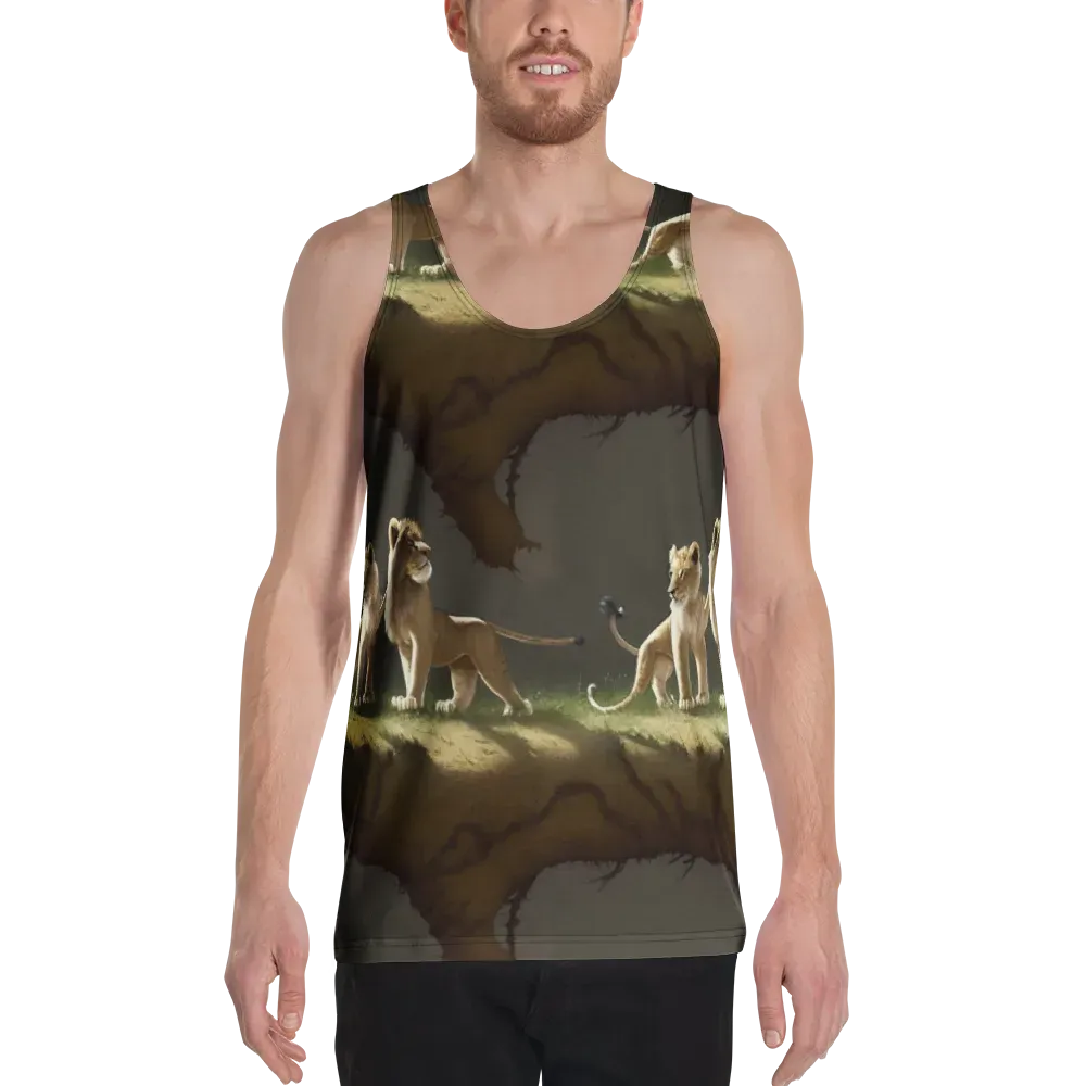 Intricate, Highly Detailed, Cinematic on Men's Tank Top — Front