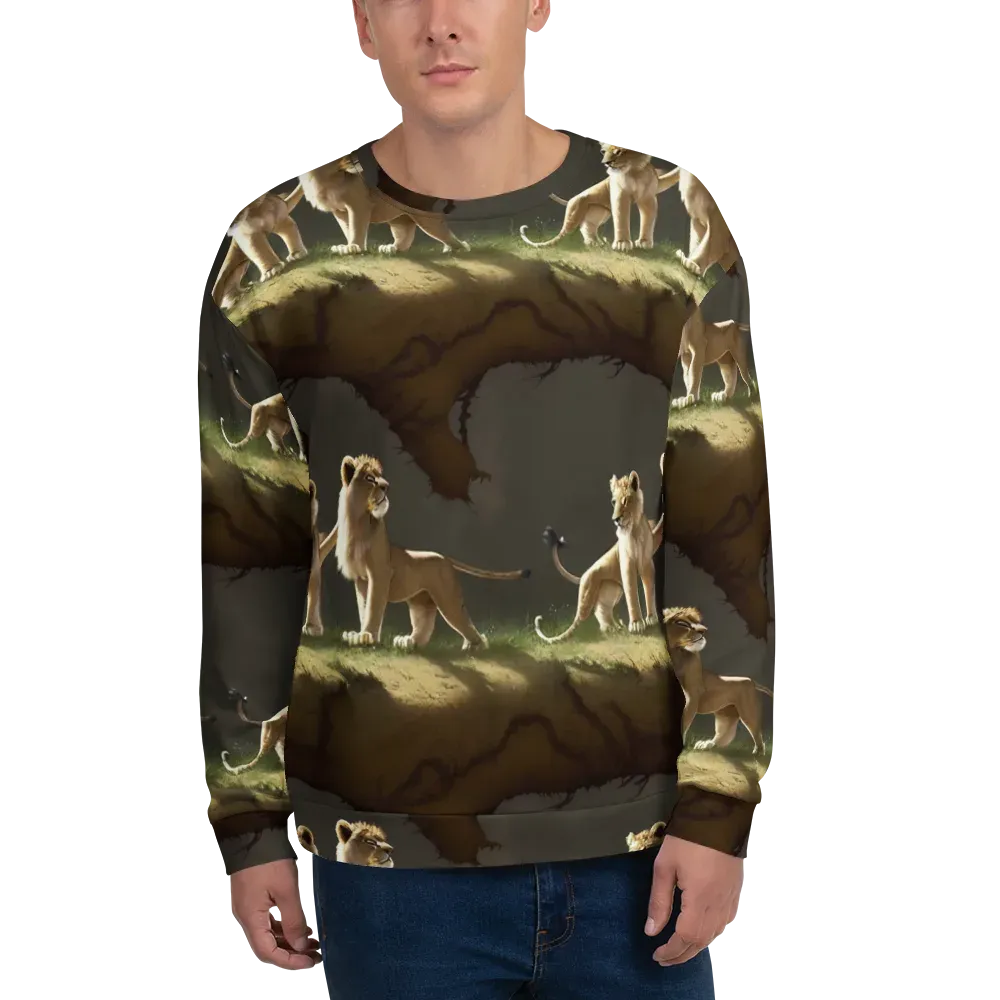 Intricate, Highly Detailed, Cinematic on Sweatshirt — Front