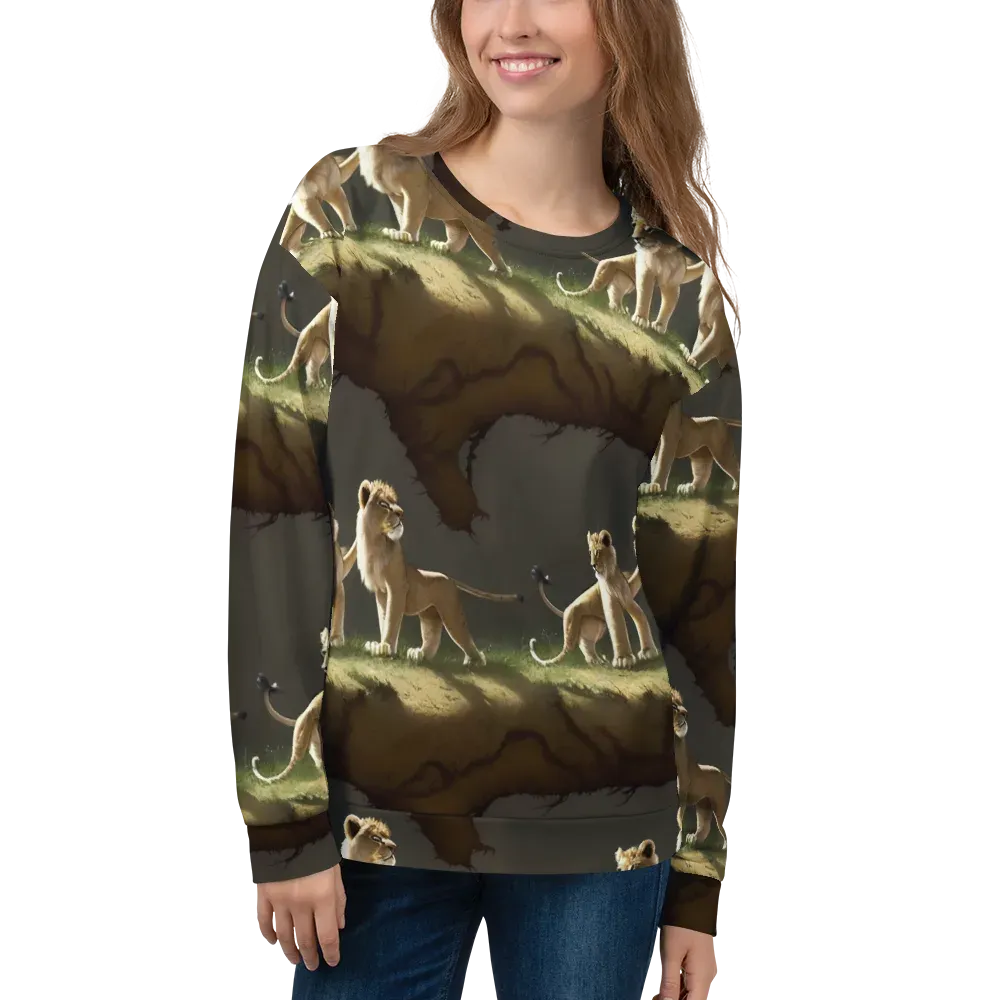 Intricate, Highly Detailed, Cinematic on Sweatshirt — Front