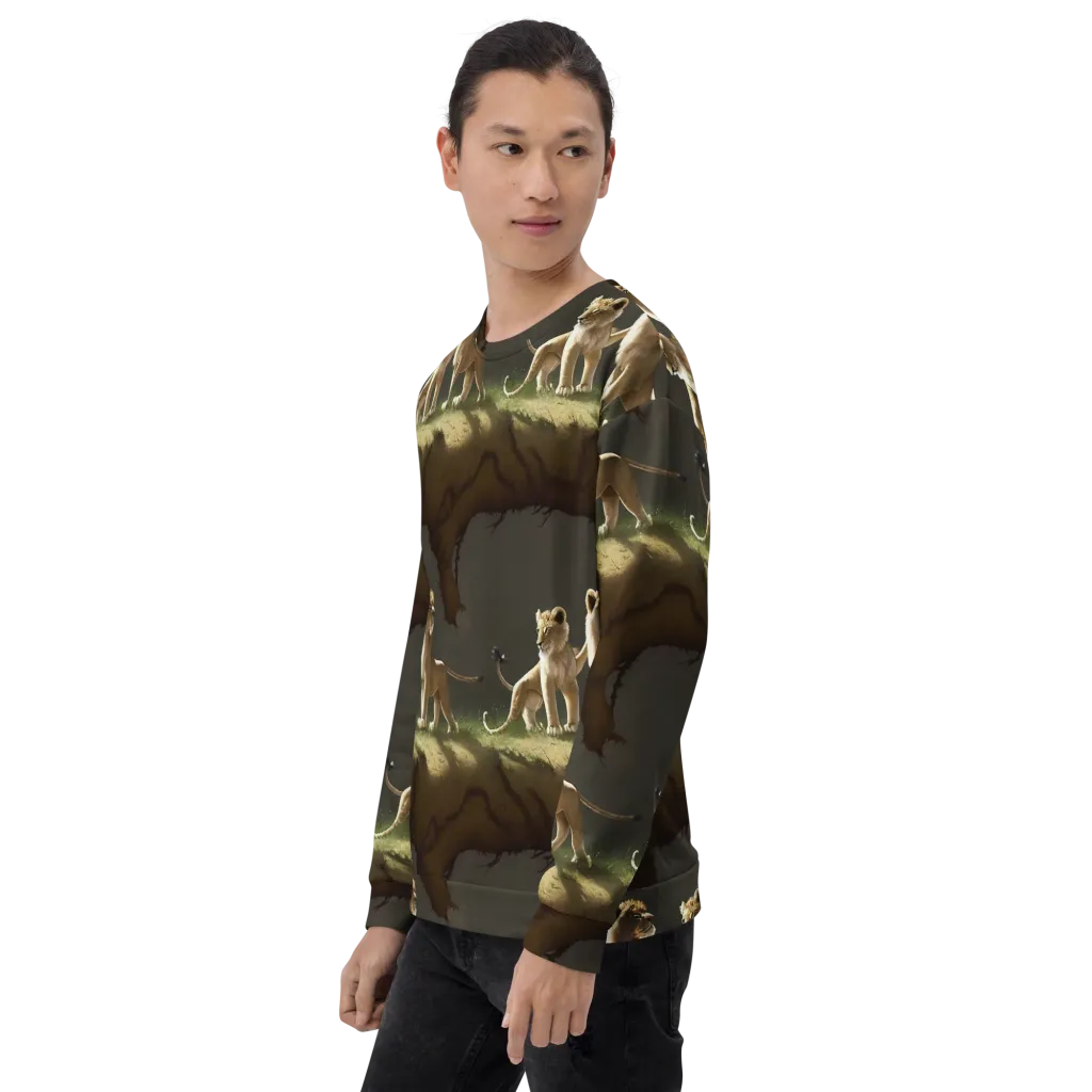 Intricate, Highly Detailed, Cinematic on Sweatshirt — Left Front