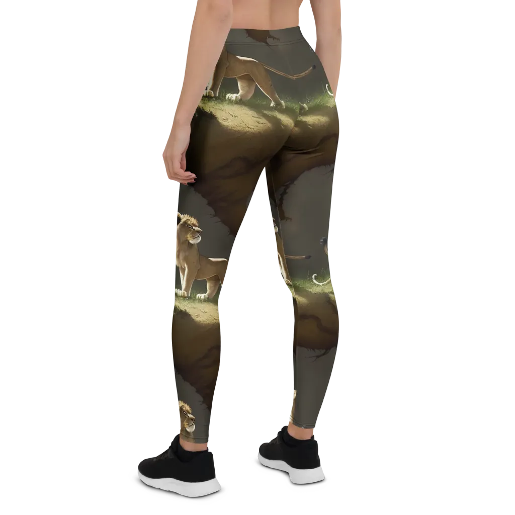 Intricate, Highly Detailed, Cinematic on Leggings — Back