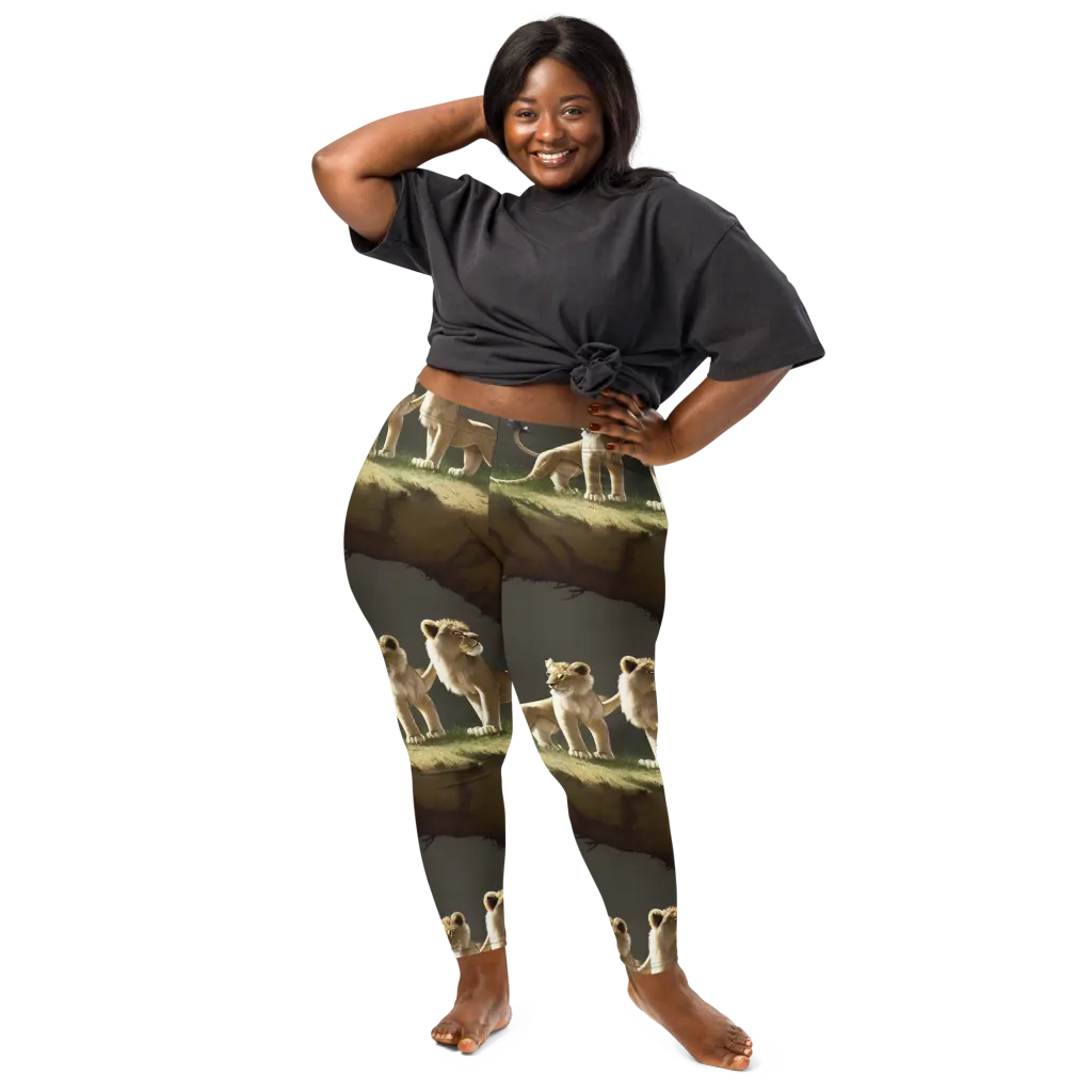 Intricate, Highly Detailed, Cinematic on Leggings — Front