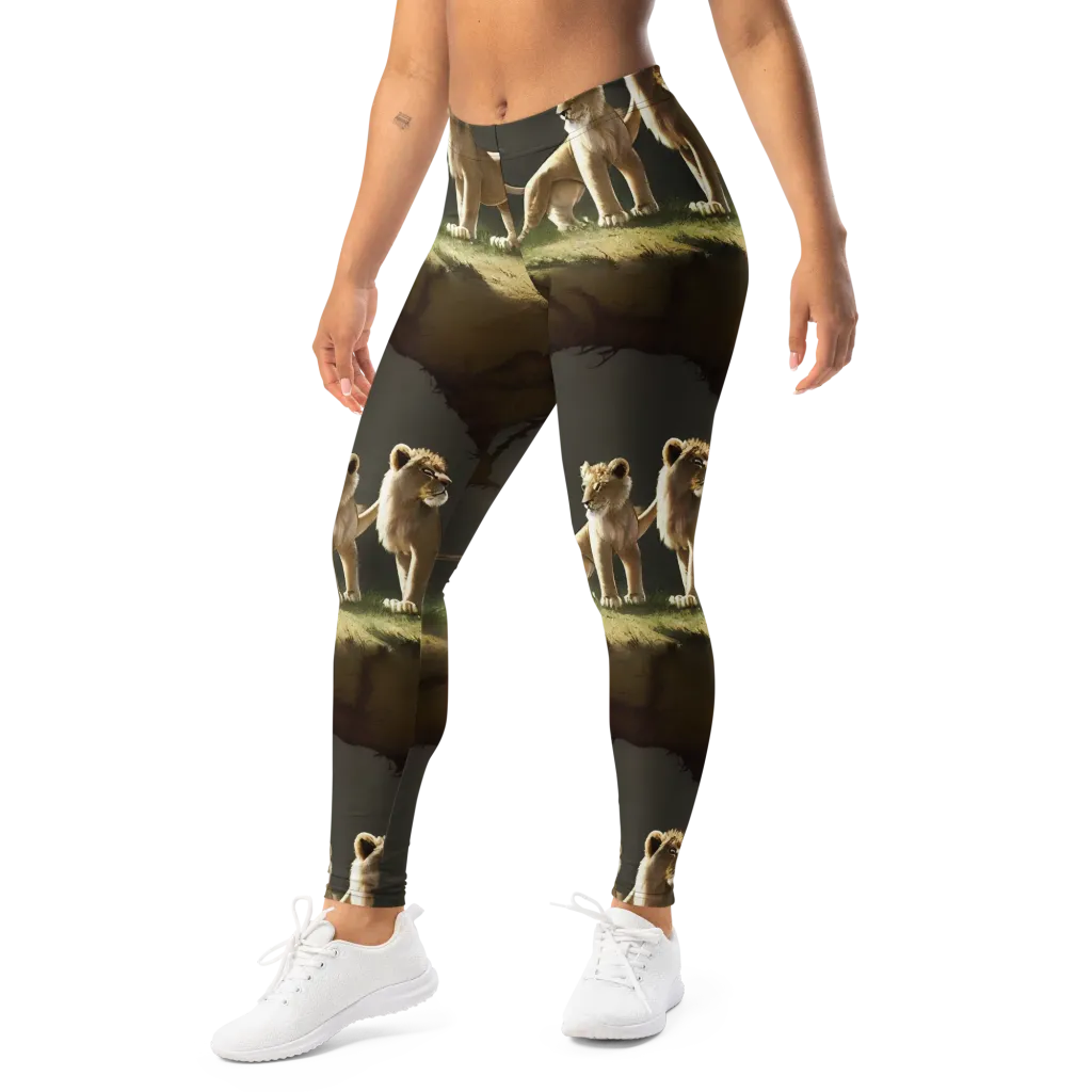 Intricate, Highly Detailed, Cinematic on Leggings — Left Front
