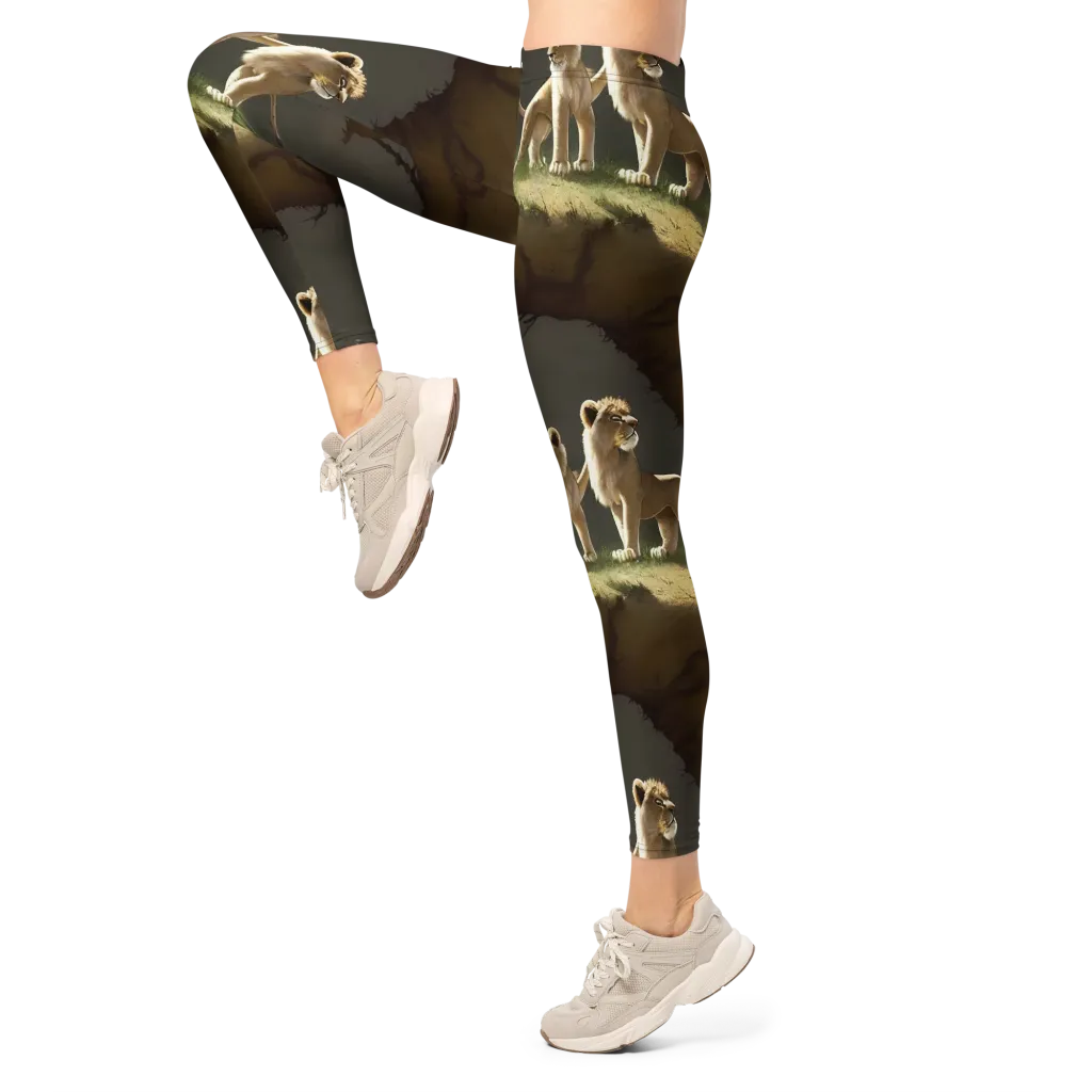 Intricate, Highly Detailed, Cinematic on Leggings — Left