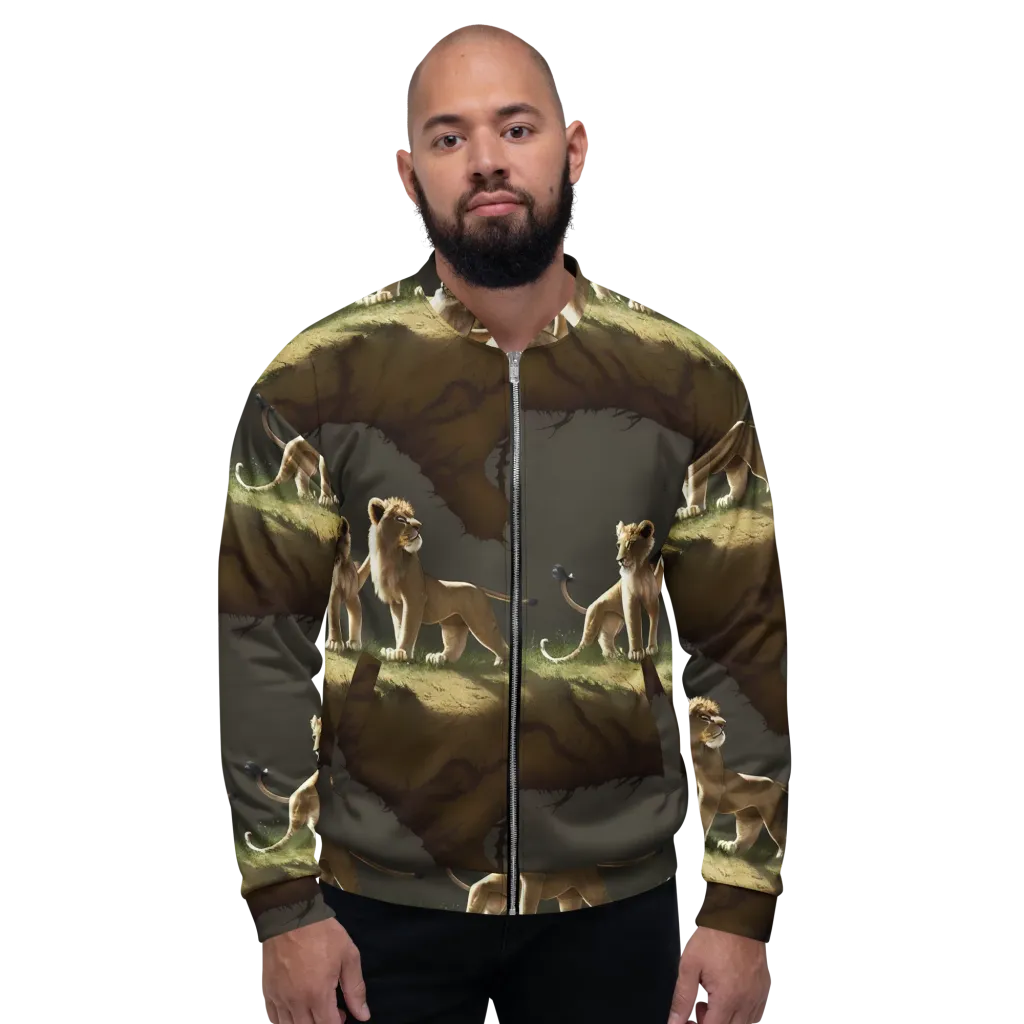 Intricate, Highly Detailed, Cinematic on Bomber Jacket — Front