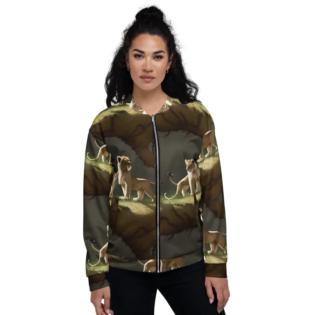 Intricate, Highly Detailed, Cinematic on Bomber Jacket — Front