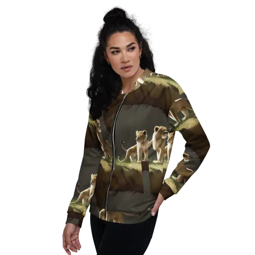 Intricate, Highly Detailed, Cinematic on a Bomber Jacket