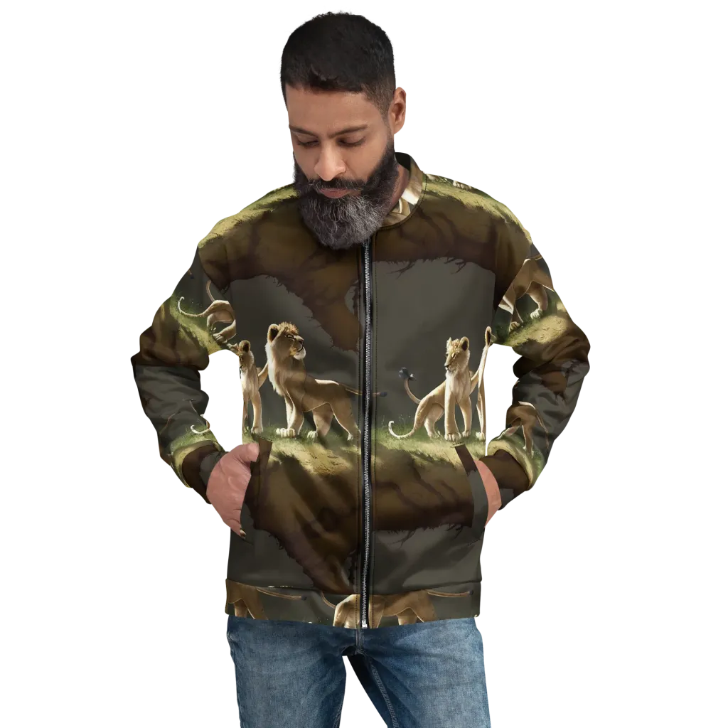 Intricate, Highly Detailed, Cinematic on Bomber Jacket — Front
