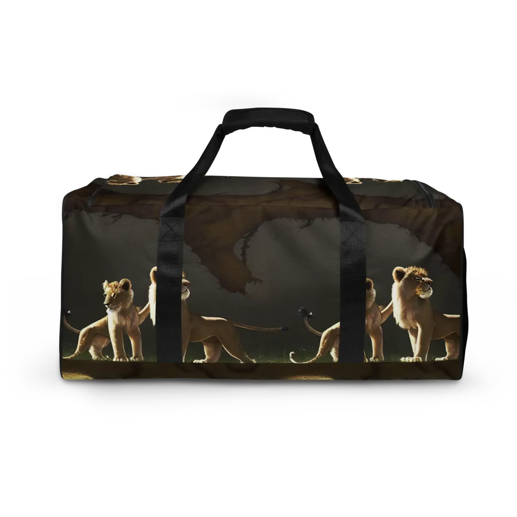 Intricate, Highly Detailed, Cinematic on Duffle Bag — Back