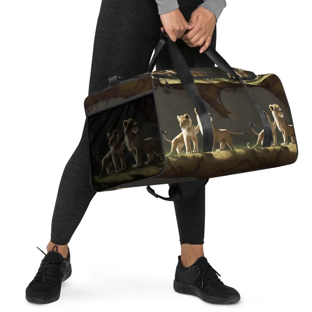 Intricate, Highly Detailed, Cinematic on Duffle Bag — Right Front