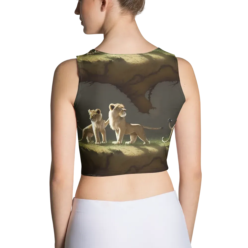 Intricate, Highly Detailed, Cinematic on Crop Top — Back
