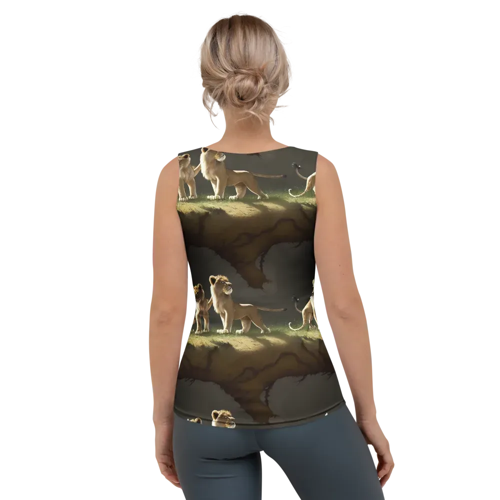 Intricate, Highly Detailed, Cinematic on Women's Tank Top — Back