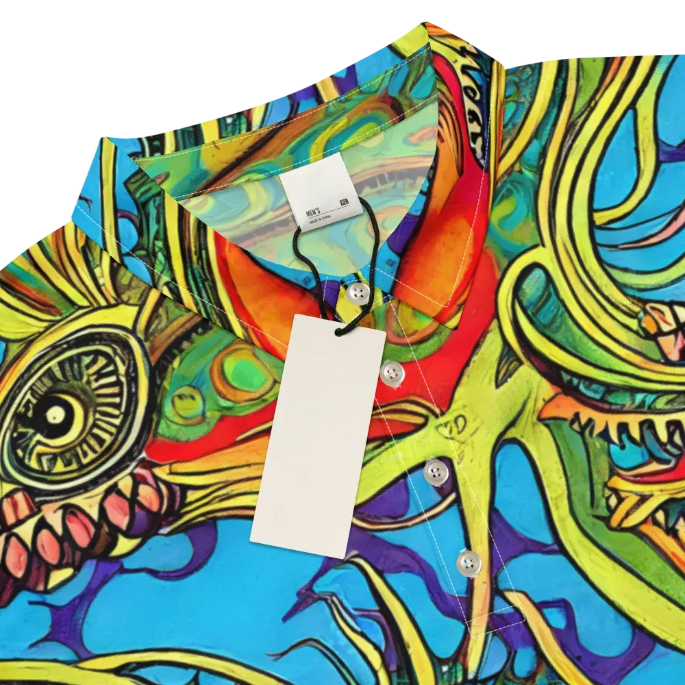 Psychedelic, Ettore Tito on Men's Slim Fit Polo Shirt — Product details