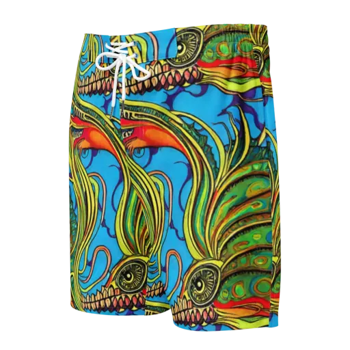 Psychedelic, Ettore Tito on a Men's Board Shorts