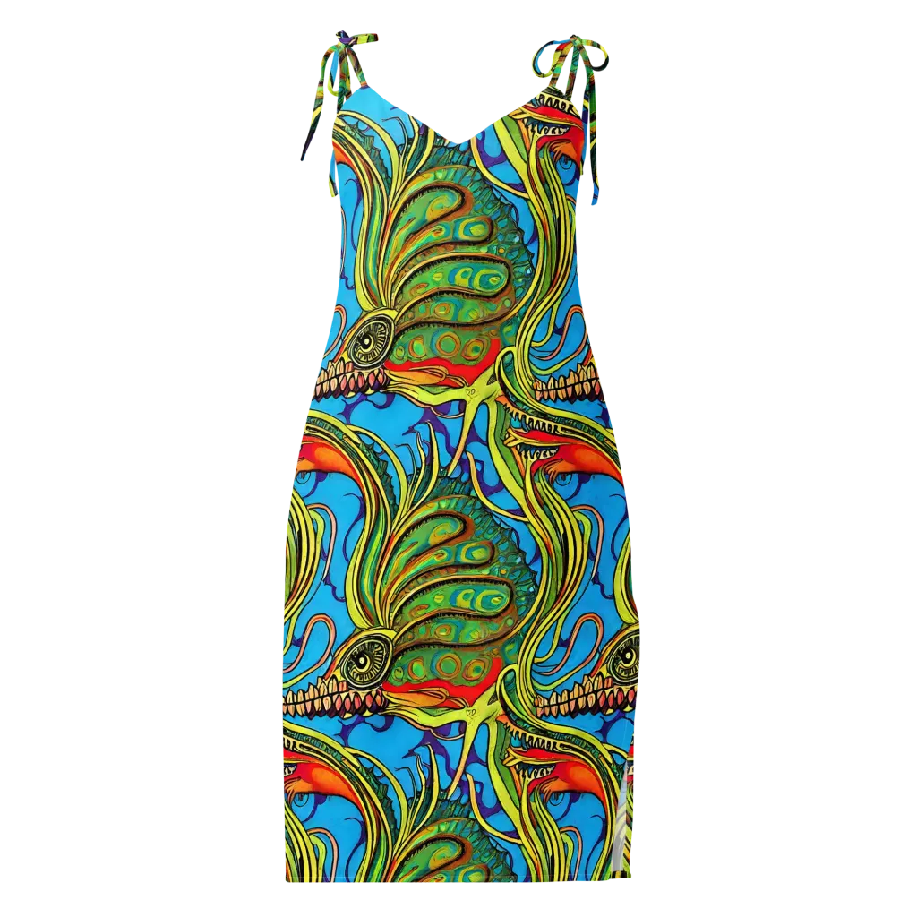 Psychedelic, Ettore Tito on Slip Dress — Front