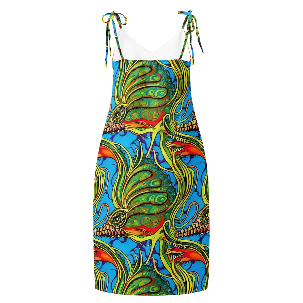 Psychedelic, Ettore Tito on Slip Dress — Back