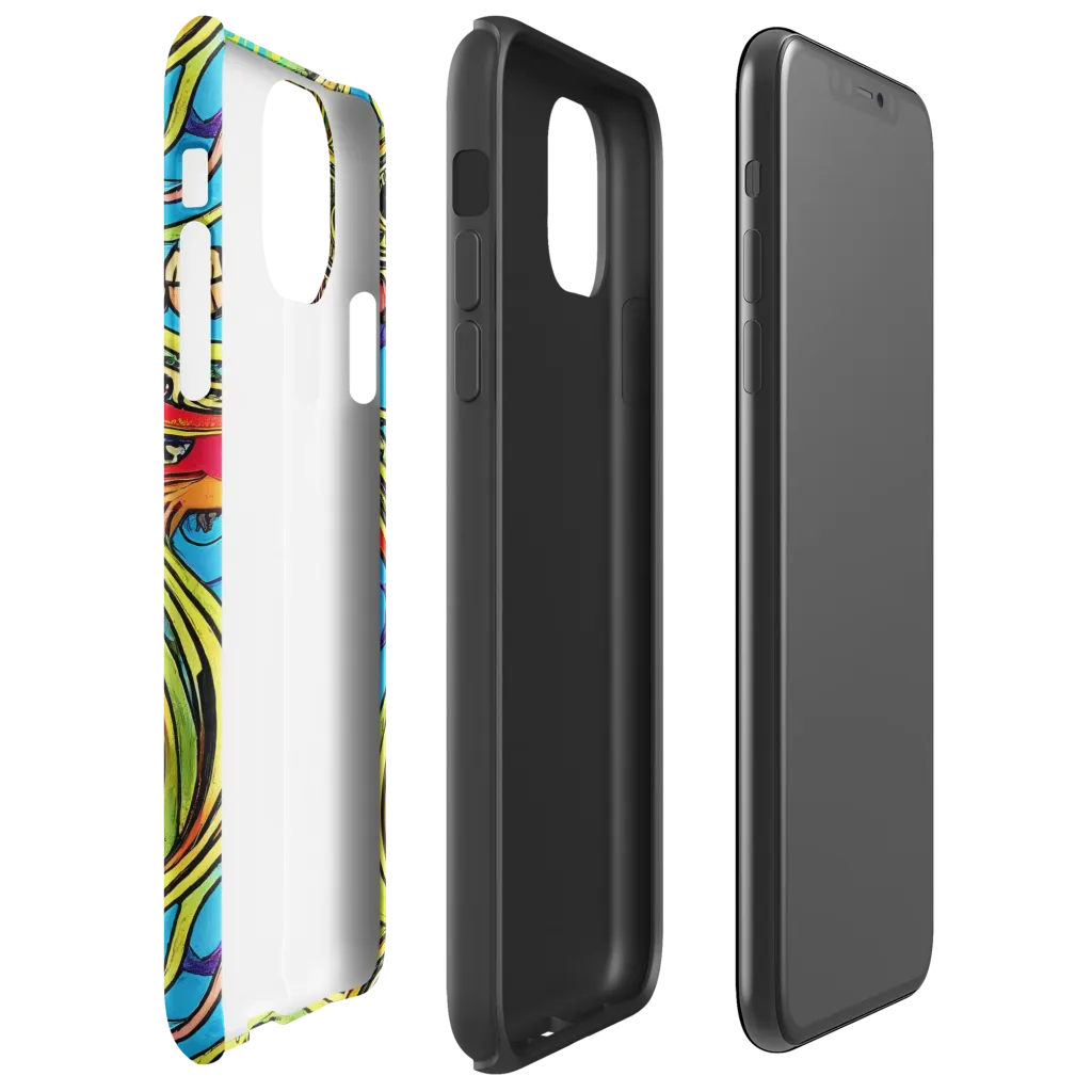Psychedelic, Ettore Tito on Tough Case for iPhone® — Right