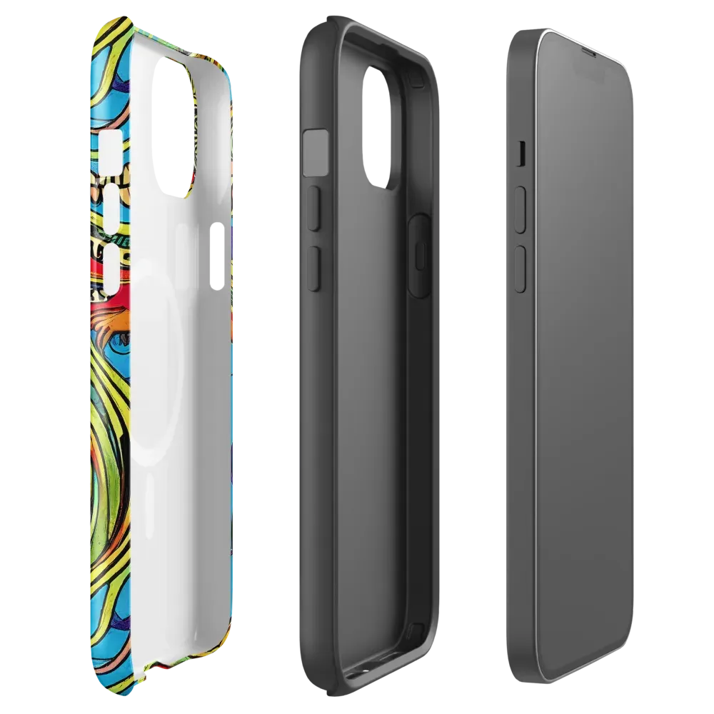 Psychedelic, Ettore Tito on MagSafe Tough Case for iPhone® — Front