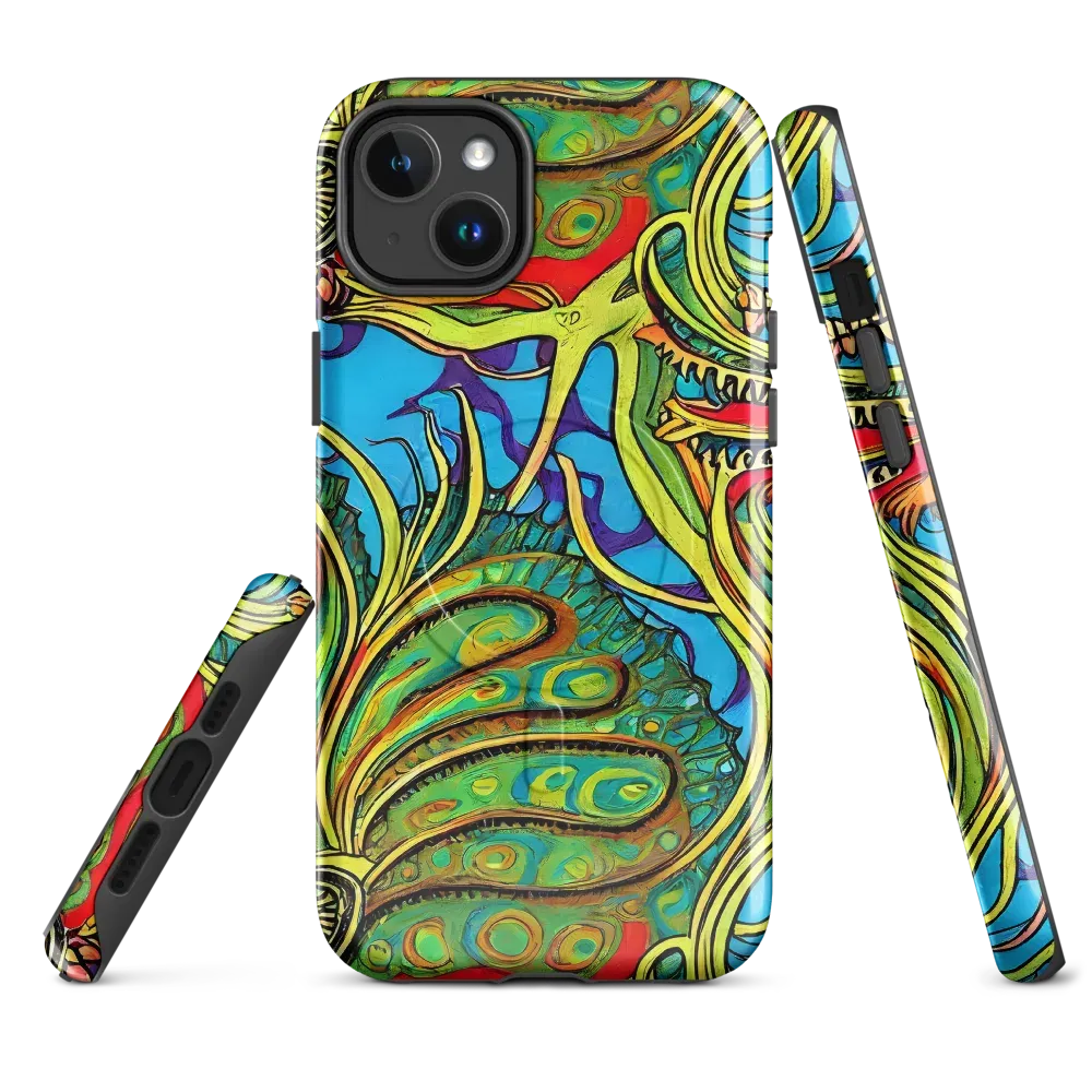 Psychedelic, Ettore Tito on MagSafe Tough Case for iPhone® — Front