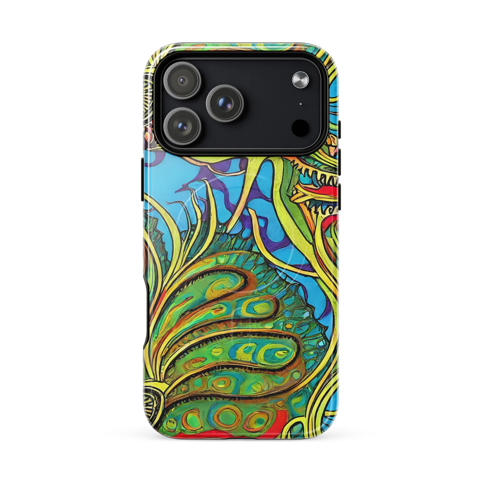 Psychedelic, Ettore Tito on MagSafe Tough Case for iPhone® — Front