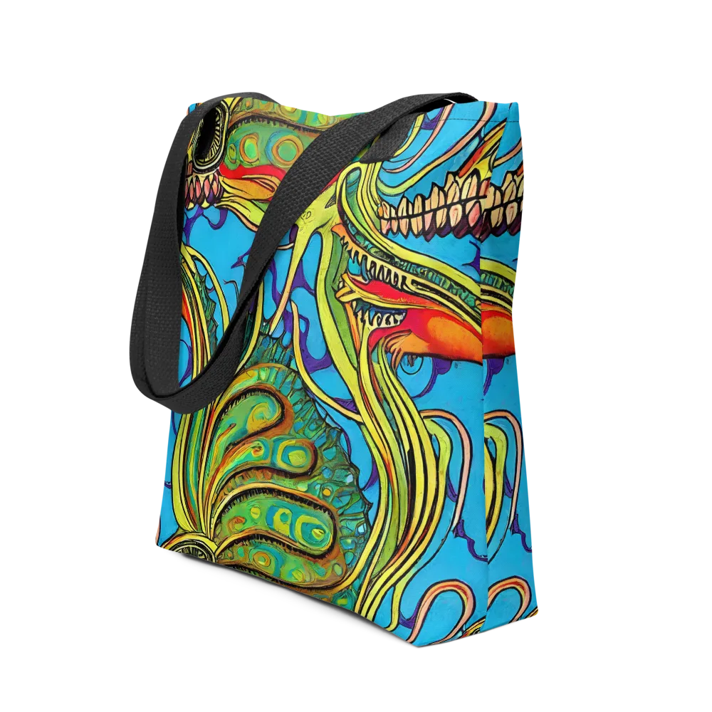 Psychedelic, Ettore Tito on Tote Bag — Front
