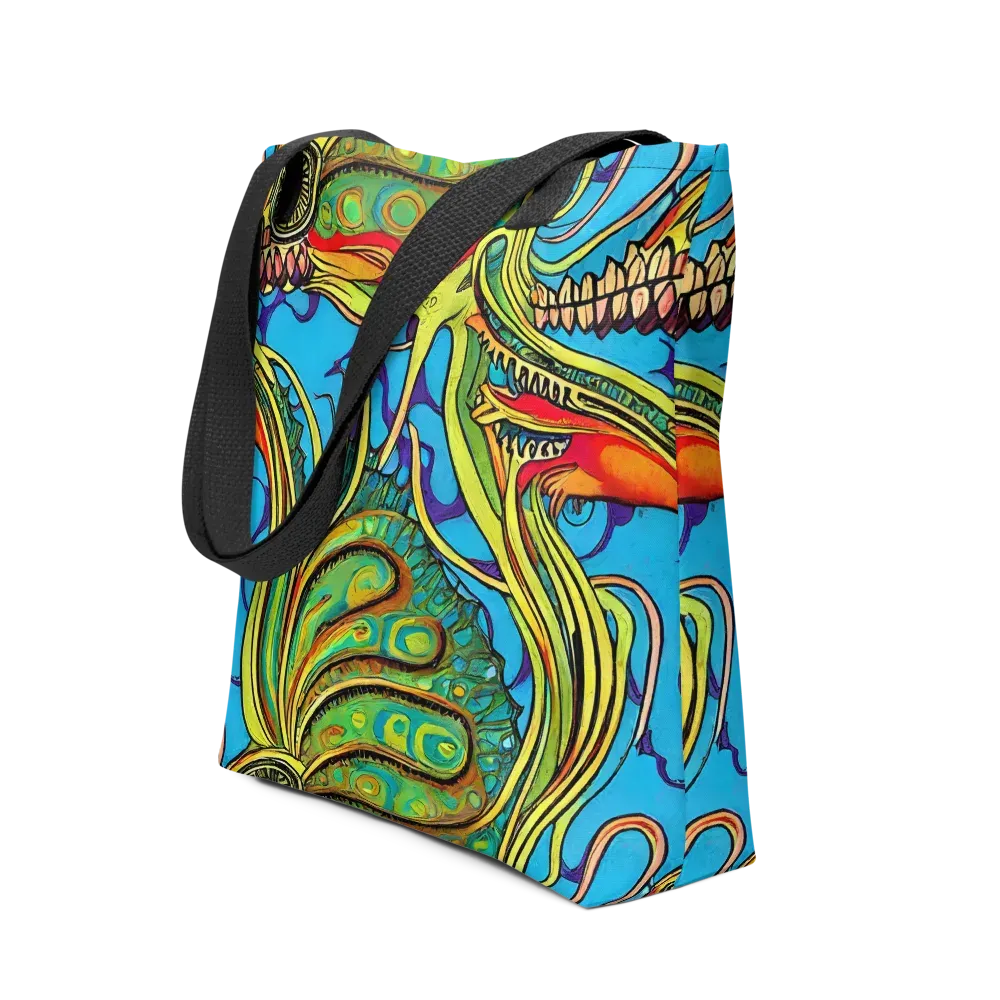 Psychedelic, Ettore Tito on Tote Bag — Front