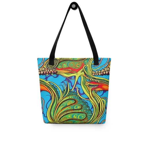 Psychedelic, Ettore Tito on a Tote Bag