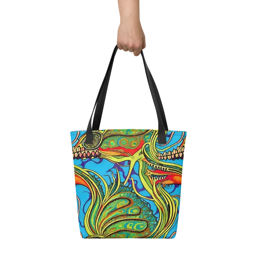 Psychedelic, Ettore Tito on Tote Bag — Front