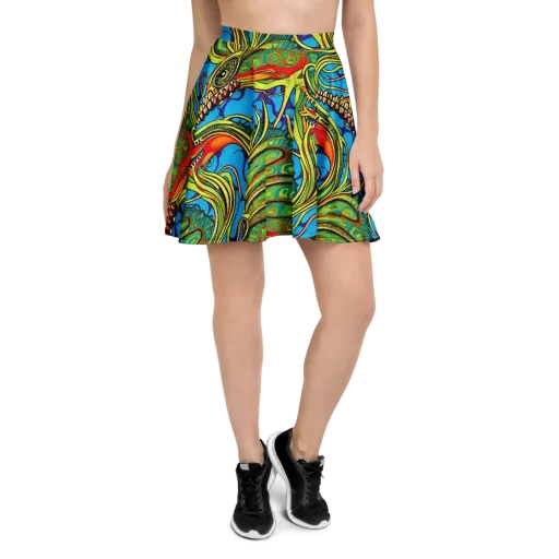 Psychedelic, Ettore Tito on a Skater Skirt