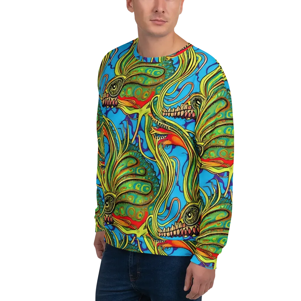 Psychedelic, Ettore Tito on Sweatshirt — Left Front