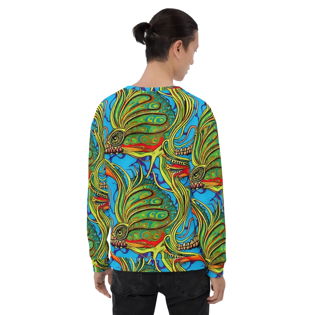 Psychedelic, Ettore Tito on Sweatshirt — Back