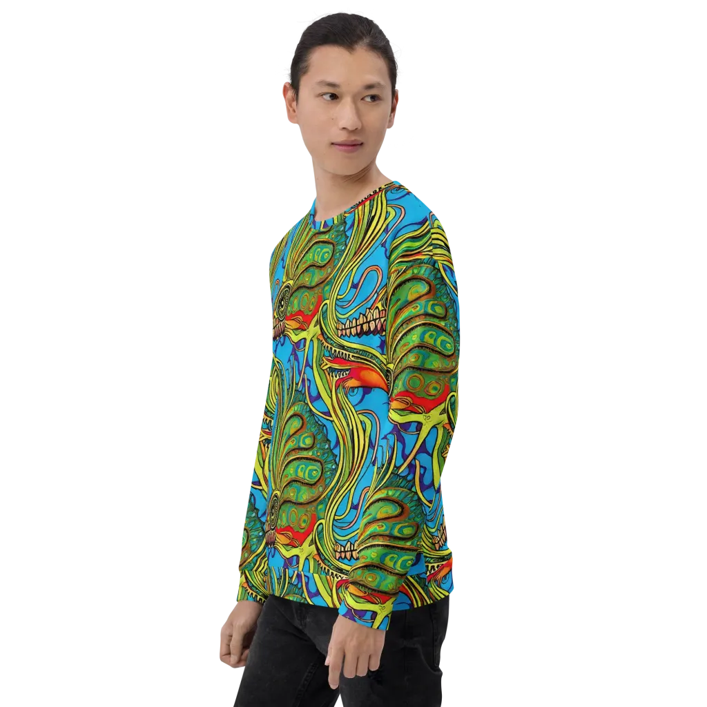 Psychedelic, Ettore Tito on Sweatshirt — Left Front