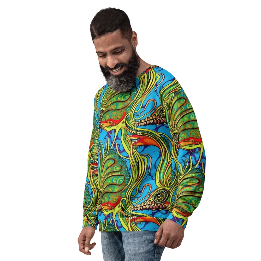 Psychedelic, Ettore Tito on Sweatshirt — Left Front