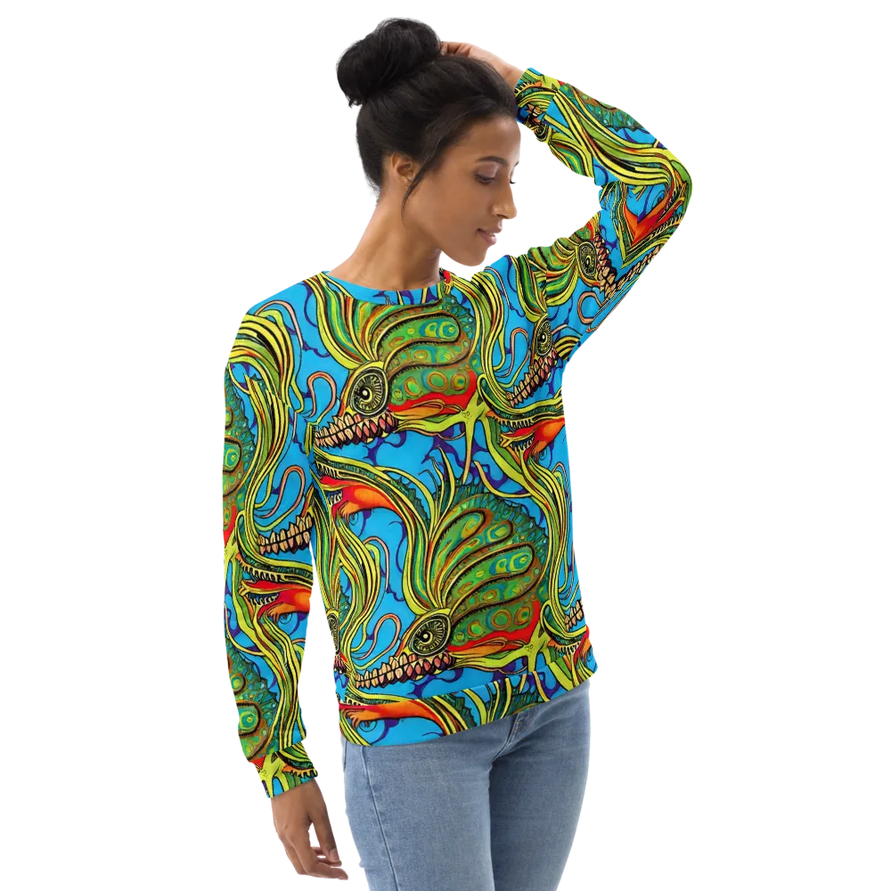 Psychedelic, Ettore Tito on Sweatshirt — Right Front